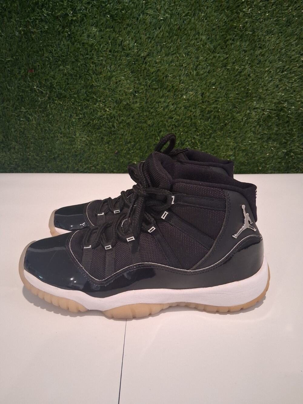 Air Jordan 11 Retro Jubilee 25th Anniversary Black GS 378038-011 Youth 7Y Size 7